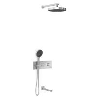 Душевой комплект термостатический встраиваемый, с поворотным изливом, трехрежимный    VSFW-432TI2CH цвет хром Vincea
