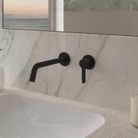 Смеситель для раковины встраиваемый однорычажный цвет черный VBFW-1VL1MB VINCEA