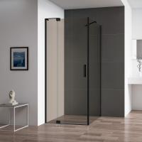 Душевой уголок прямоугольный SLIDER-AH-1-80-100/110-BR-NERO (1000-1100)x800x1950 Cezares