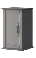Шкафчик подвесной с одной распашной дверцей, реверсивный TIFFANY 34x32x59 Grigio Nuvola 55246 CEZARES
