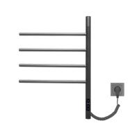 Электрический полотенцесушитель из нержавеющей стали с таймером графит 430 x 597 x 87 VTD-1S1CGE VINCEA