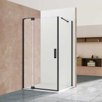Душевой уголок Extra VSR-1E101180CLB, 1000/1100*800, черный, стекло прозрачное, , шт Vincea