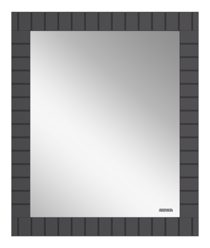 GLOSTER - 70 Зеркало в раме, графит GLOS-02070-48-2 Brevita